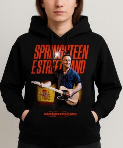 Springsteen E Street Band San Sebastian 2025 Hoodie, Spain Tour Merch, The Boss Rock Concert Sweatshirt