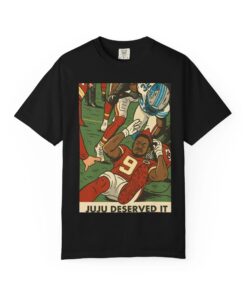 JUJU DESERVED IT - Detroit Lions, Brian Branch, Dan Campbell, Jared Goff Hype T-Shirt