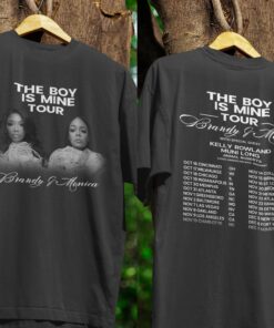 The Boy Is Mine Tour 2025 T-Shirt, Brandy Monica Concert Merch