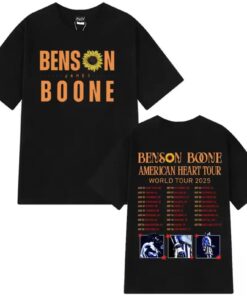 BensonBoone Tour Shirt, Vintage BensonBoone American Heart Tour 2025 Unisex Tee, Retro Pop Music Fan Shirt, Vintage Concert Tee