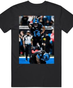 Jahmyr Gibbs Amon Ra St Brown Touchdown Detroit Football Fan T-Shirt
