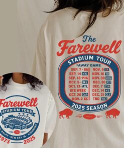 Farewell Stadium Tour Shirt 2025, Season Football Shirt, Game Dates Tee, Retro Vintage Fan T-Shirt, Spirit Wear Gifts