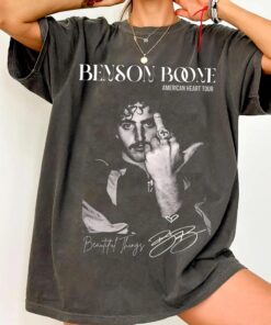 Benson Boone American Heart Tour 2025 Merch T-Shirt