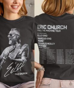 Unisex Tshirt Eric Church, Eric Church Free The Machine Tour 2025 Shirt