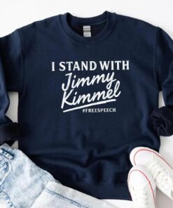 I Stand with Kimmel Sweatshirt, TeamKimmel T-Shirt, Protest Tee, Jimmy Kimmel, Late Night TV Supporter, Pro-Kimmel