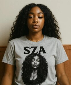 SZA T-Shirt, Grunge Ink Style, Hand-Drawn Art Tee
