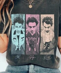 Vintage Jonas Bros 20th Anniversary Tour 2025 T-Shirt, Living The Dream Tour 2025 Shirt, Fan Merchandise Tee, 2000s Band Top