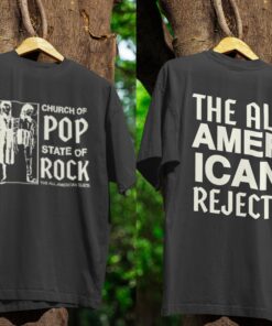 The All-American Rejects 2025 Tour Shirt, Church of Pop State of Rock Official Concert Tee