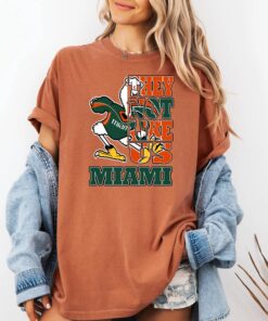 Miami Hurricanes Shirt | "They Not Like Us" Sweatshirt | The U Football Game Day Graphic Tee | Miami Fan Merch