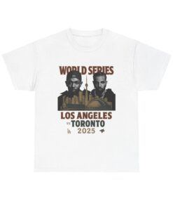 World Series 2025 T-Shirt - Los Angeles vs Toronto Graphic Tee - Drake vs Kendrick - Retro Baseball Streetwear
