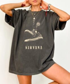 Nirvana Tee, Vintage Band Tee, 90s Rock Music Shirt, Grunge Shirt, Alternative Gift For Music Fans