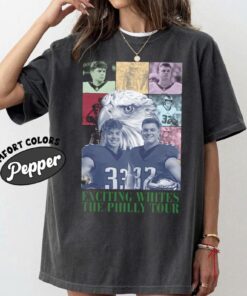 Exciting Whites The Philly Tour Vintage Comfort Colors Shirt, Philadelphia Football Meme Retro T-Shirt, Game Day Rap Tee, Sports Y2k Tee