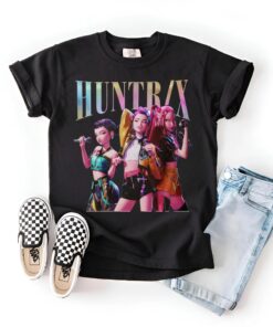 Huntrix T-Shirt, Demon Hunters Shirt, Huntrix Girls Tee, Mira Rumi Joey Tshirt, Kpop Movie Top, Gift for Kpop Fan
