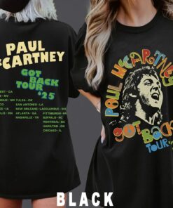 Paul McCartney 2025 Tour T-Shirt, Fan Merch Tribute