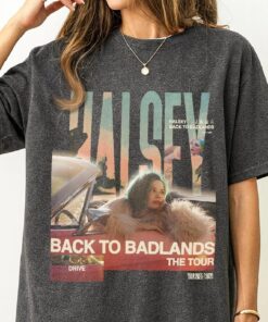 Tour 2025 Halsey Back To Badlands Shirt, Halsey Concert T-Shirt, Halsey Album Shirt, Halsey Fan Gifts, Halsey Merch, Graphic Halsey Shirt