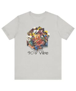 90s Music Collage T-Shirt, Retro Nostalgia Tee