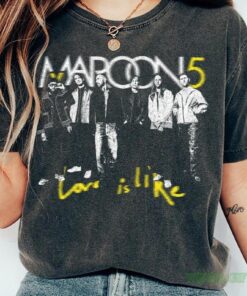 Maroon 5 Vintage Shirt, Maroon 5 Retro Shirt, Maroon 5 Love Is Like Tour 2025 Shirt, Maroon 5 Band Fan Gift, Maroon 5 Merch, Maroon 5 Shirt