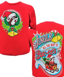 Authentic 2025 Bucees Christmas Shirt, Jingle All The Way To Buc-ee's Christmas T-Shirt, Buc-ee's Christmas Tee, Festive Christmas Clothing