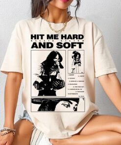 Billie Eilish Tour Shirt | Hit Me Hard and Soft Graphic Tee | Concert Merch T-Shirt | Fan Gift verson 5