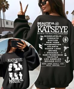 Katseye The Beautiful Chaos Tour 2025 Sweatshirt, Katseye Beautiful Chaos Album T-Shirt, Katseye Gnarly Shirt, Katseye Members Soft is Strong