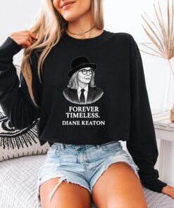 Forever Timeless Diane Keaton Shirt | Vintage Art Tee | Classic Hollywood Portrait | Elegant Memorial T-Shirt | Retro Cinema Fan Gift