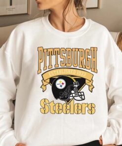 Pittsburgh Football Shirt, Vintage Steelers Sweatshirt, Game Day Hoodie, Retro Football Tee, Sports Fan Gift, Fall Outfit, Unisex Streetwear