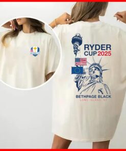 USA Team Ryder Cup 2025 Shirt, Bethpage Black USA Golf Trophy T-Shirt 2025, Golf Tournament Tee, Sports Fan Gift, Ryder Cup Champions History