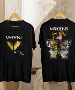 Maroon 5 Graphic Shirt, Tour 2025 Maroon 5 Love Is Like Shirt, Maroon 5 Fall Tour, Maroon 5 Band Fan Gift, Maroon 5 Merch, Maroon 5 Shirt