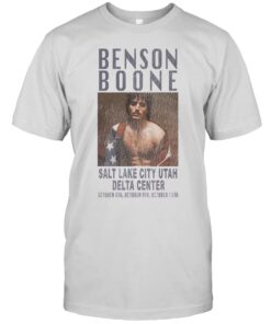 Benson Boone Show at Salt Lake City Utah Delta Center Oct 8 9 11 2025 Shirt