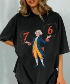 Six Seven Tshirt: 6-7 7-6 George Washington Shirt, meme shirts, funny tshirt