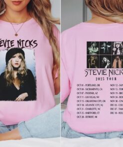 Stevie Nicks 2025 Tour T-Shirt, Vintage Rock Concert Unisex Tee