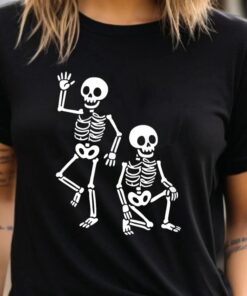 Slightly Subtle Anti Trump Halloween Skeleton T-Shirt, Funny Trump FDT Shirt, Spooky Season Tee, Political Satire Halloween Costume Top
