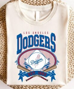 Vintage Los Angeles Dodgers T-Shirt, Game Day Baseball Tee