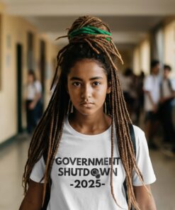 Government Shutdown 2025 Shirt, Political Shutdown Tee, Trump Political T-Shirt, Government Crisis Top