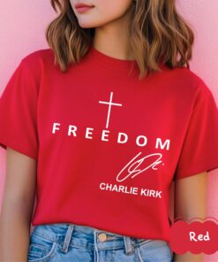 Freedom Charlie Kirk Signature T-Shirt