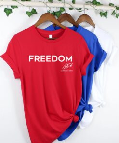 Freedom Charlie Kirk Signature T-Shirt