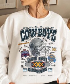 Dallas Cowboys Vintage Sweatshirt, NFL Football Hoodie, Retro Cowboys T-Shirt, Super Bowl Champions, 90s Sports Fan Gift