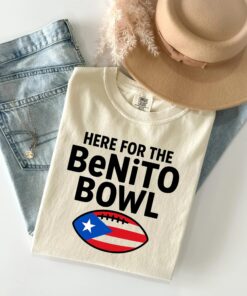 Benito Bowl Shirt | Bad Bunny Football Sweatshirt | Puerto Rico Flag Tee | Funny Latin Music Fan Gift | Reggaeton Concert Top
