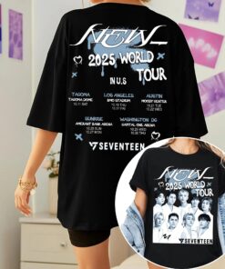 Seventeen World Tour 2025 Shirt, Seventeen Happy Burstday Sweatshirt, Seventeen Nana Tour Members Tee