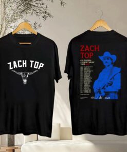 Zach Top Cow Skull Tee, 2025 Zach Top Cold Beer & Country Music Tour Shirt, Zach Top 90s Vintage T-Shirt, Zach Top Fan Gift, Zach Top Merch