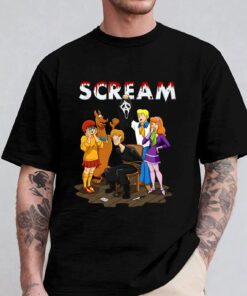 Scooby Scream Halloween Sweatshirt, 90s Horror Movies T-Shirt, Halloween Hoodie