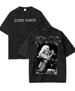 Lady Gaga Mayhem Tour 2025 Mineral Wash T-shirt - Unisex Vintage Style
