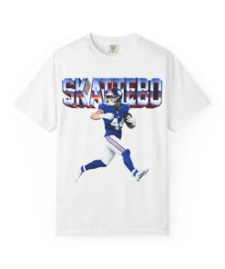 New York Giants Running Back Cam Skattebo Unisex T-Shirt, Football Fan Tee, NFL Shirt, Sports Fan Gift