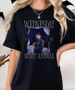 Wednesday Addams T-Shirt, Dark Humor Gothic Tee, Halloween Costume