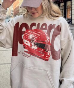 Charles Leclerc Vintage Ferrari Hoodie, Vintage F1 Graphic Sweatshirt, Retro Formula 1 Leclerc T-Shirt, Gift for F1 Fans