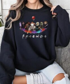 Horror Movie Characters Shirt, Halloween Graphic Tee, Spooky Night Sweatshirt, Scary Movie T-Shirt, Halloween Horror