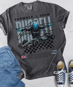 George Russell T-Shirt, Russell Fan Merch, Perfect Gift for Racing Fan, Formula 1 Russell Fan Gift, Russell Shirt Apparel