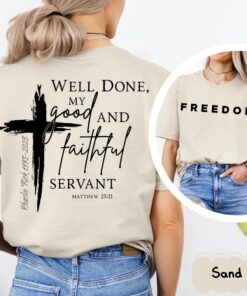 Well Done Good And Faithful Servant Charlie Kirk T-Shirt, Charlie Kirk 31 a True Patriot Shirt, Republican Shirt, Political Shirt