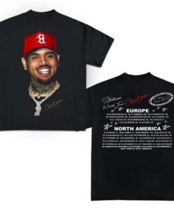 The Face Of Breezy Chris Brown Shirt, RnB Merch, Chris Brown Fan Club Apparel, Chris Brown Tour Tee, 2025 Tour Merch