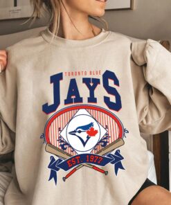 Vintage Toronto Blue Jays Sweatshirt, Retro MLB Crewneck